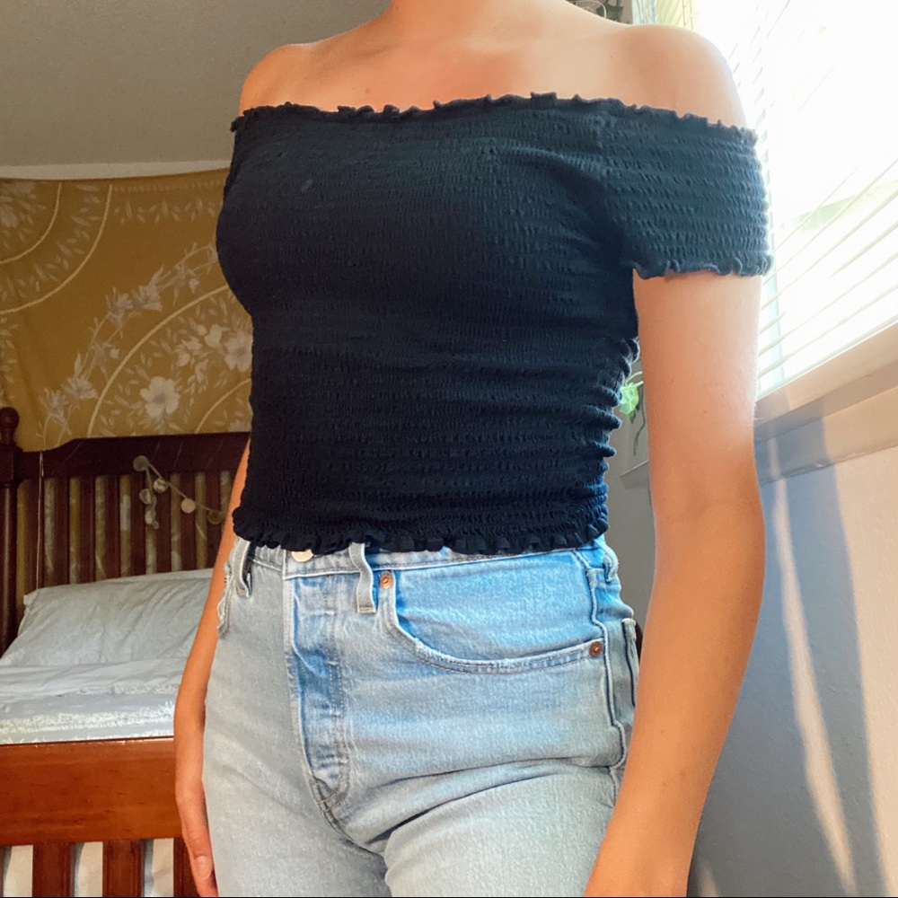 Brandy Melville Off-The-Shoulder Top